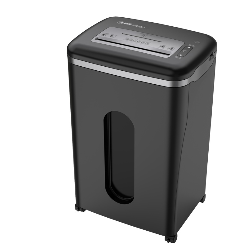 科密(comet)S-520D碎纸机5级保密办公商用碎纸机(单次8张 持续40分钟 23L 可碎卡、光盘、订书针)