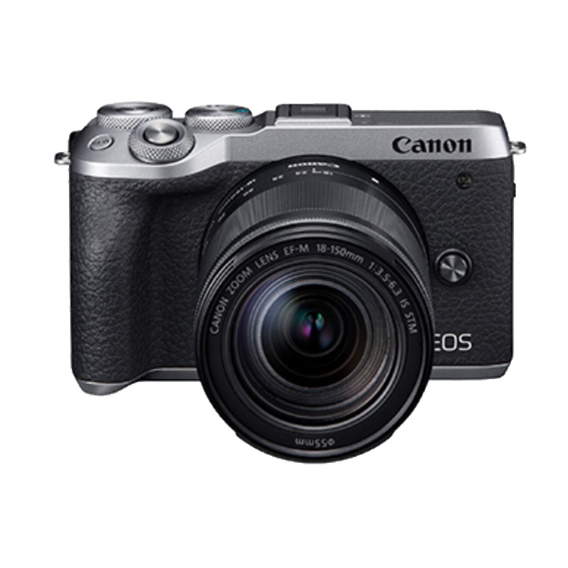佳能(Canon) EOS M6 Mark II 微单套机(EF-M 18-150mm f/3.5-6.3 IS STM)银色数码相机