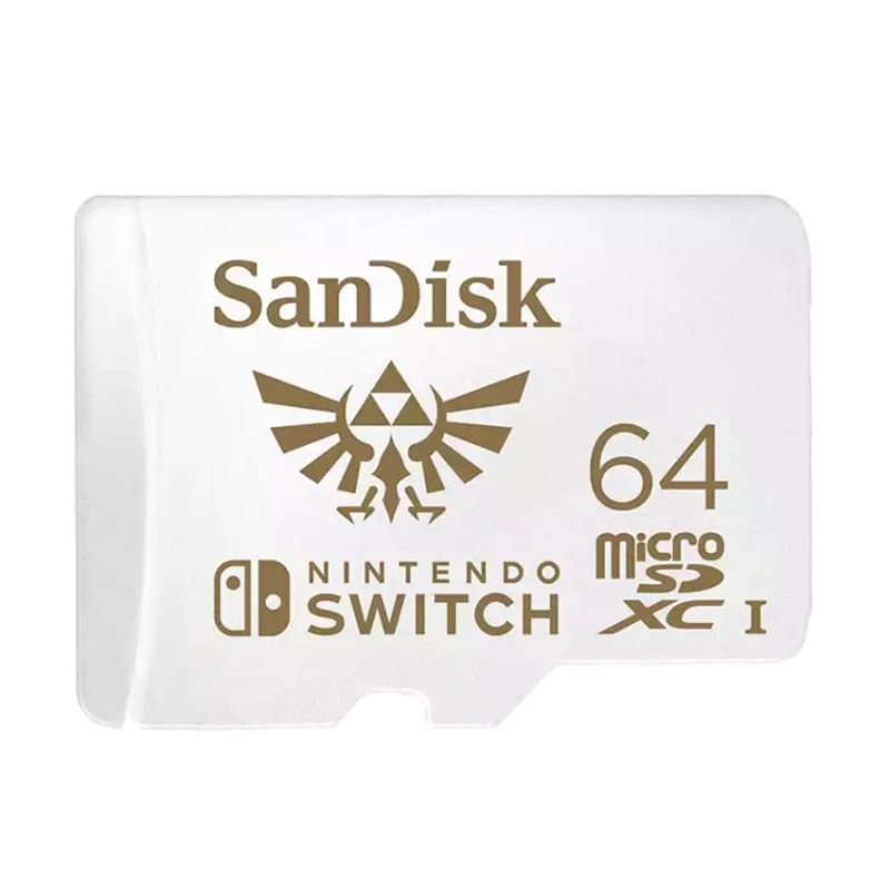 [免邮]闪迪(SanDisk)64G TF卡 任天堂Switch授权 游戏系统内存卡读100MB/s 塞尔达主题款