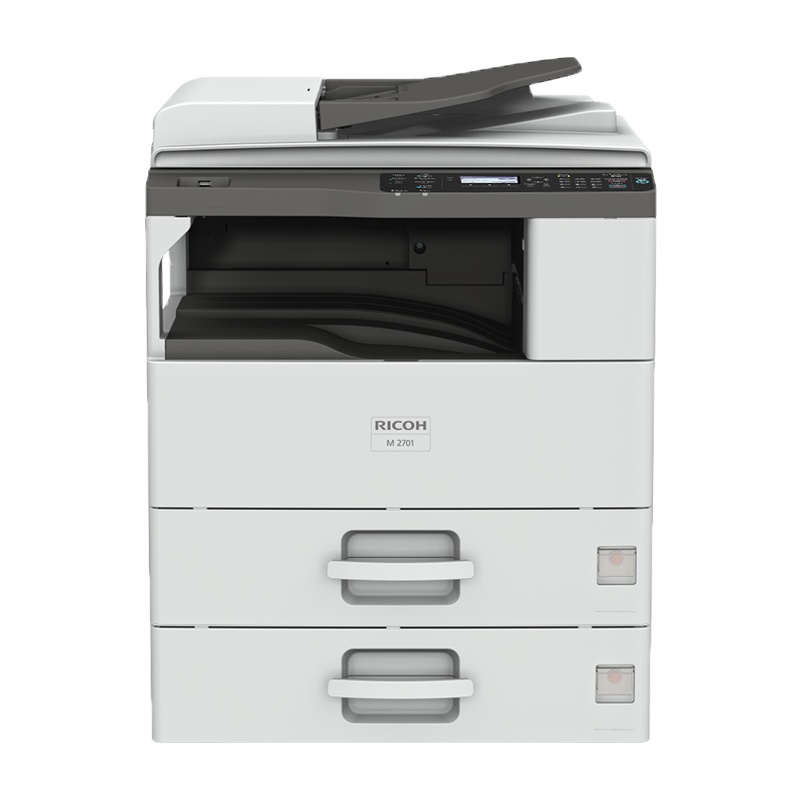 理光(Ricoh) M 2701 A3黑白数码复合机 打印/复印/扫描(标配输稿器+双纸盒)