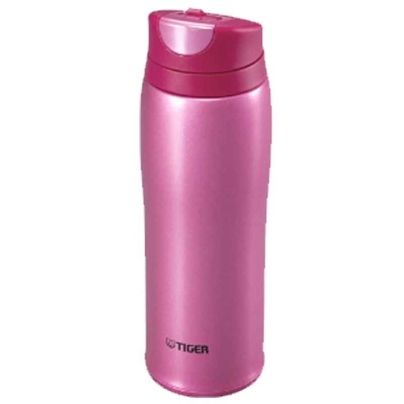 [海外原装]TIGER 虎牌 超轻304不锈钢真空保温杯 保冷杯 MCB-H048 480ml 粉色 通用