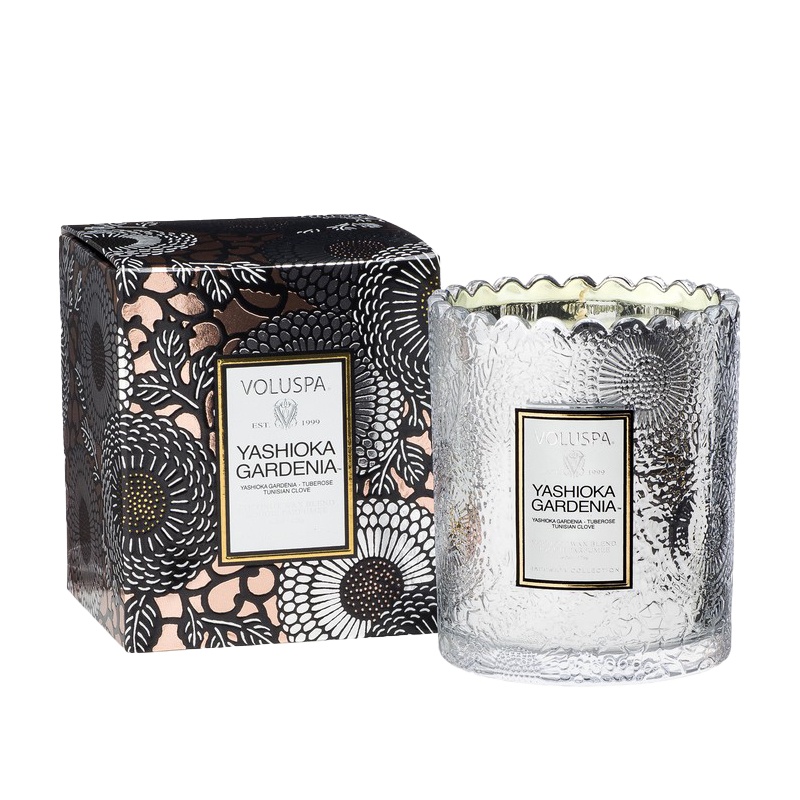 voluspa蕾丝杯香薰蜡烛 天堂栀子花