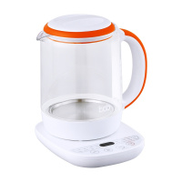 kcb凯琴养生壶1.7L KC-YS02 多功能电热水壶高硼硅玻璃壶按键式煎药壶花茶器煲茶壶烧水壶(壶+茶篮)