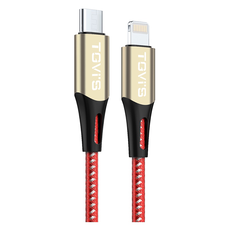 TGVI'S 苹果数据线PD快充编制线官方MFI认证Type-CtoLightning手机充电线
