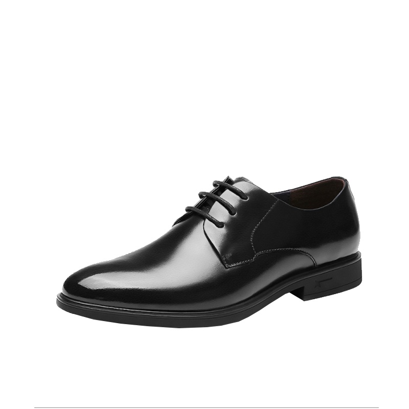 奥康男鞋商务正装皮鞋男士圆头系带英伦商务休闲鞋男
