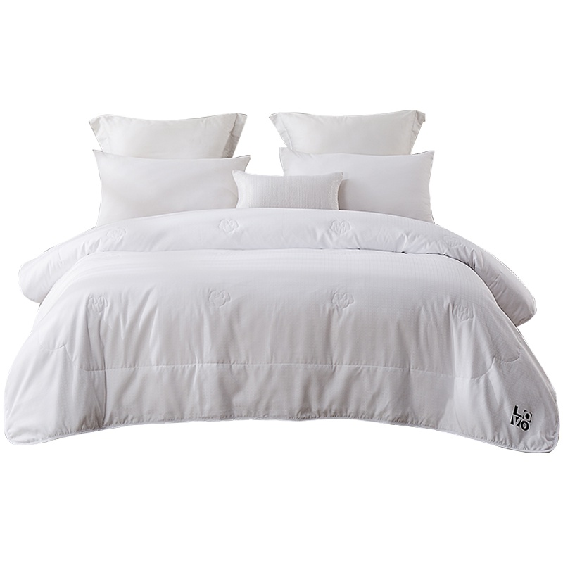 LOVO乐蜗家纺罗莱生活出品蚕丝被桑蚕丝被夏季夏被空调被薄被芯床品1.2/1.5/1.8m床被子