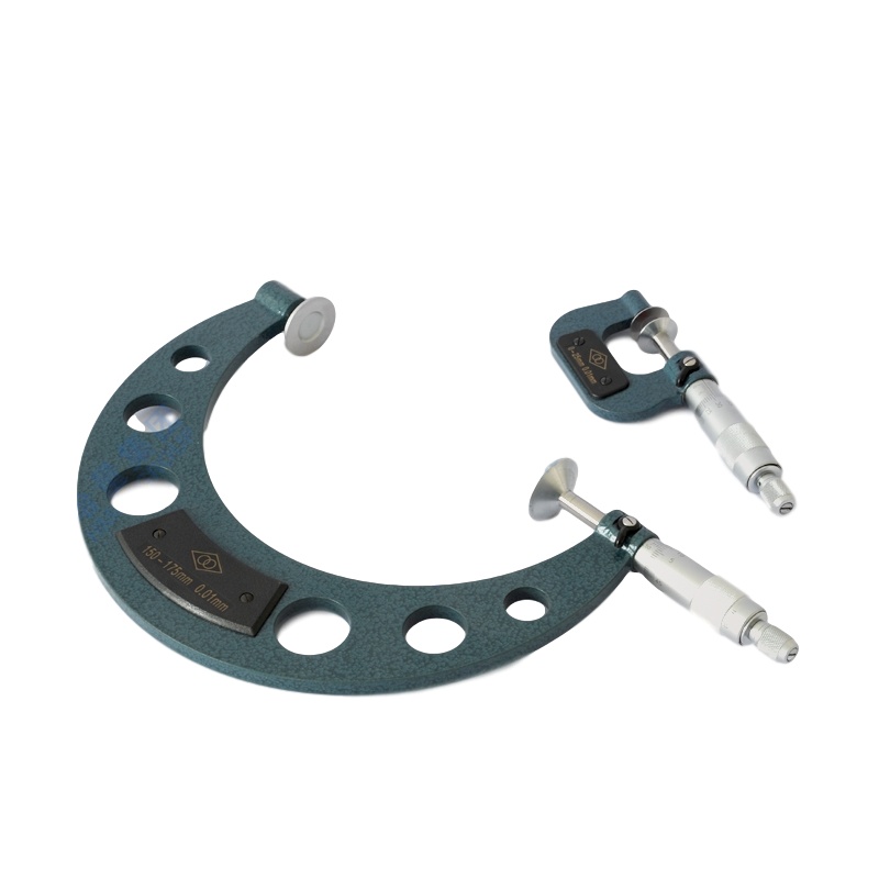 哈量连环公法线外径千分尺 螺旋测微仪器 齿轮测量 25-50_0.01mm