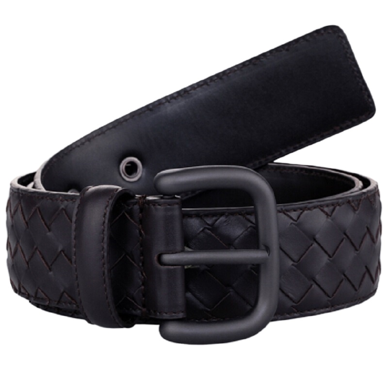 [优享]Bottega Veneta 宝缇嘉 男士牛皮编织腰带 173784-V4650-2040 深棕色95CM
