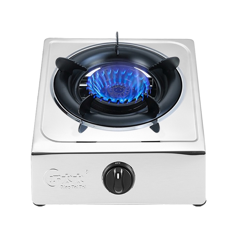 巧太太家用台式燃气灶煤气灶单眼台式大火力家用猛火炉具节能单灶不锈钢一体面板熄火保护JZY/T-E5113-W天然气