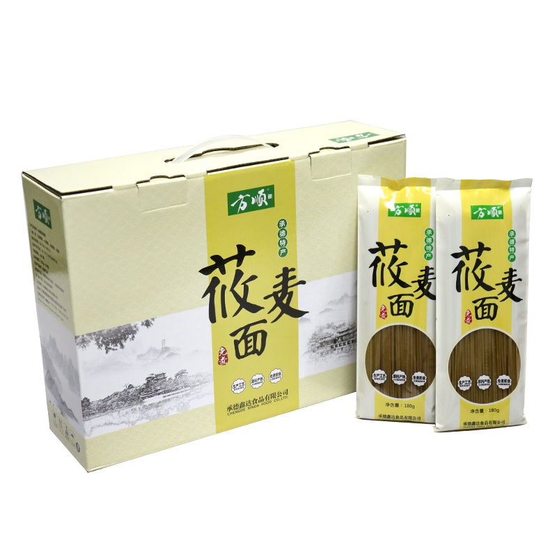方顺莜麦面 莜麦挂面面条 凉拌面 拌面 凉面 中式杂粮面 龙须面 免煮面食