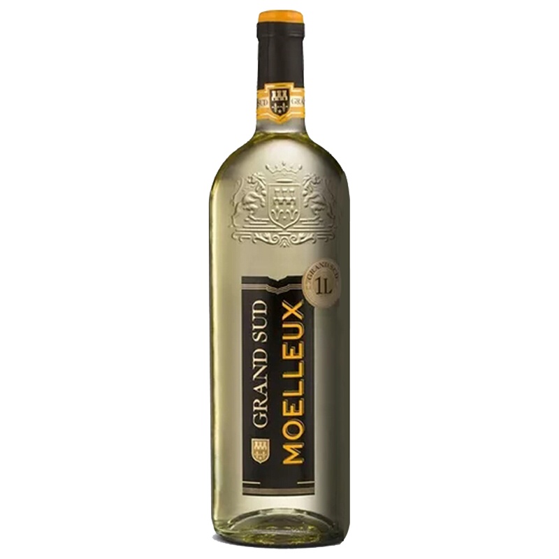 法国进口葡萄酒格兰苏半甜白1L单支装