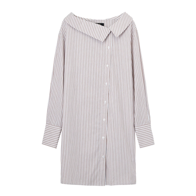 上新拉夏贝尔candie’s冬季新款韩版显瘦百搭衬衫中长两件套女30083102