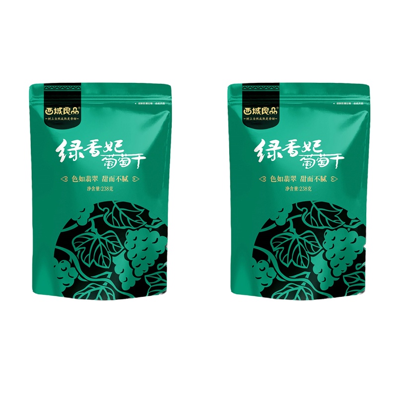 西域良品 吐鲁番绿香妃葡萄干238g*2 ZX