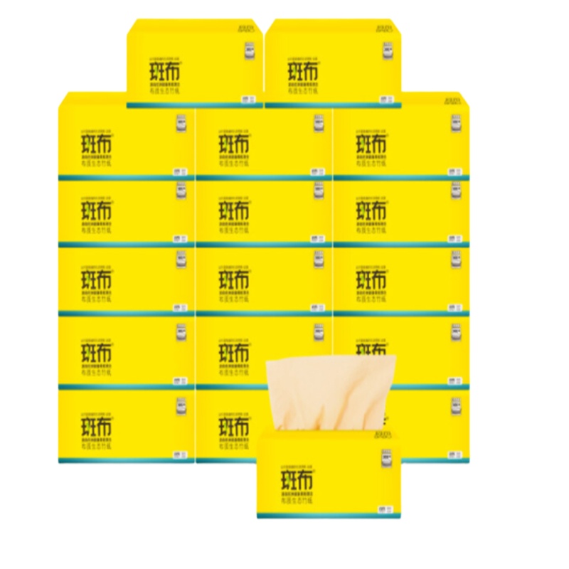 斑布(BABO) 3层100抽面巾纸*18包(小规格)箱