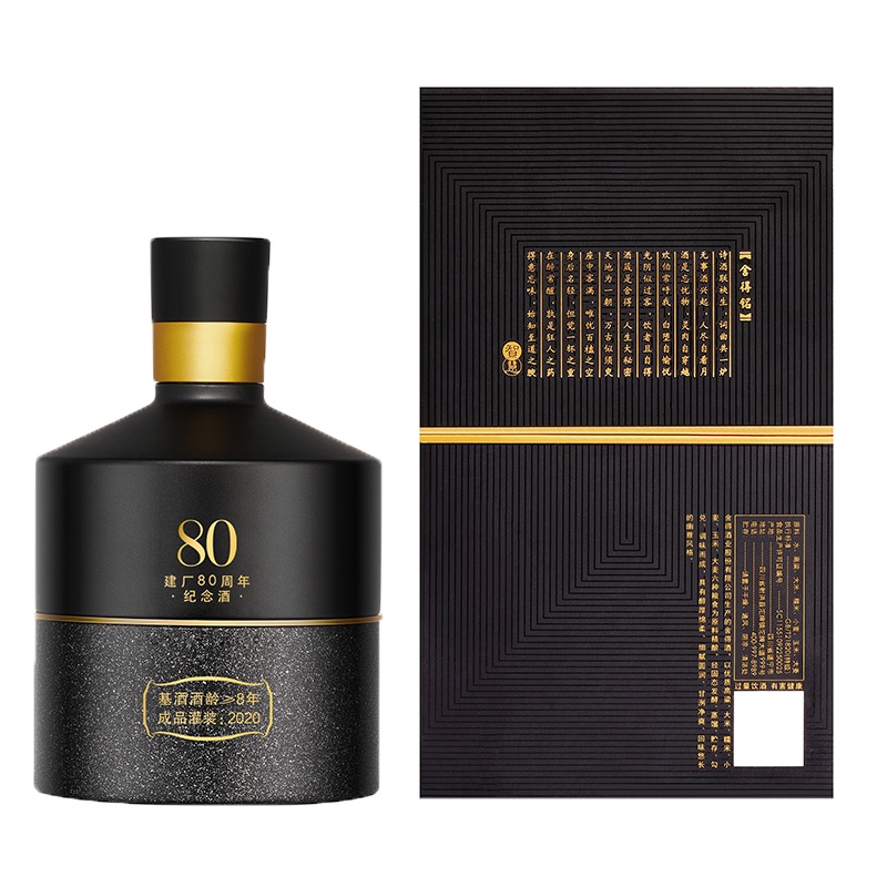 沱牌舍得 智慧舍得建厂80周年纪念版52度500mL 单瓶装 浓香型白酒