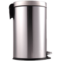 得力18829_脚踏式垃圾桶(本色)(1只/彩盒)垃圾桶 家用加厚 垃圾桶 办公室垃圾袋 厨房垃圾桶 干净卫生