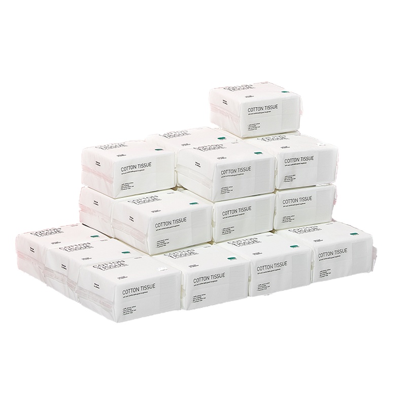 babycare婴儿兔兔棉柔巾宝宝干湿两用纯棉新生儿100*24包成人可用