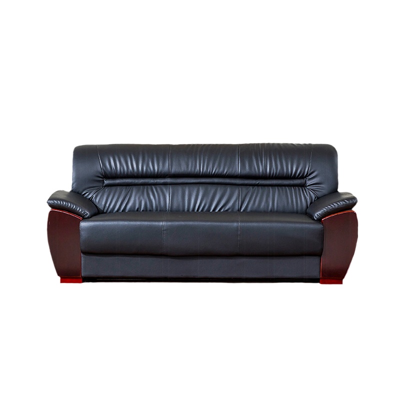 质凡办公家具办公沙发茶几组合中式商务办公接待会客沙发