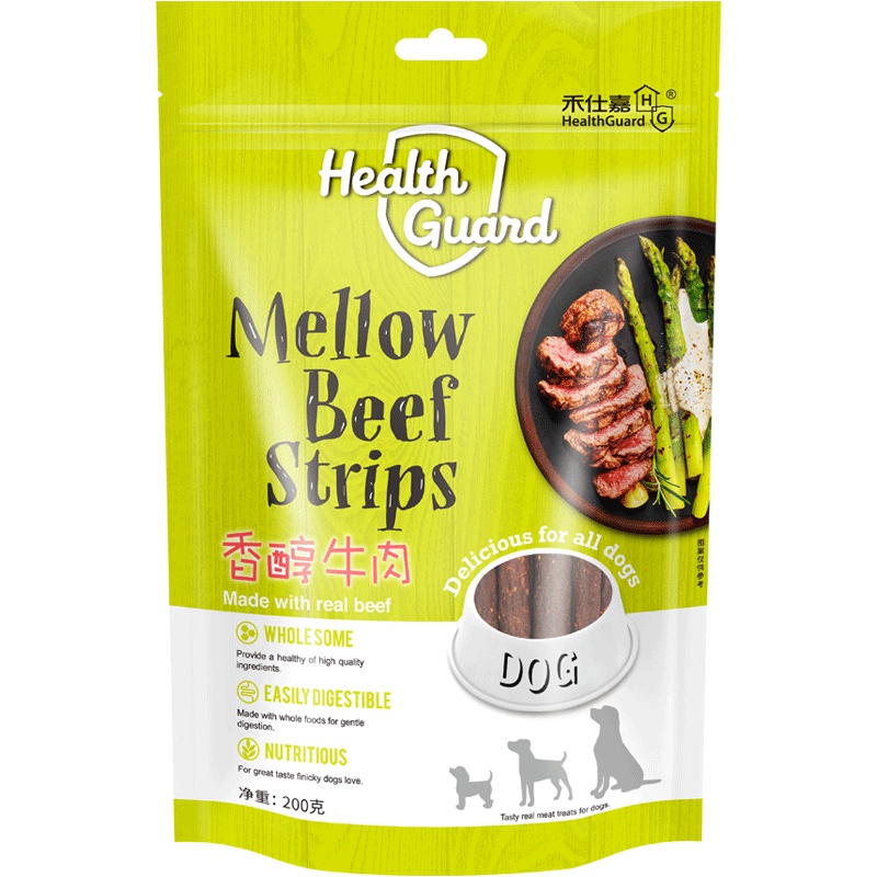 禾仕嘉狗零食香醇牛肉200g训犬零食