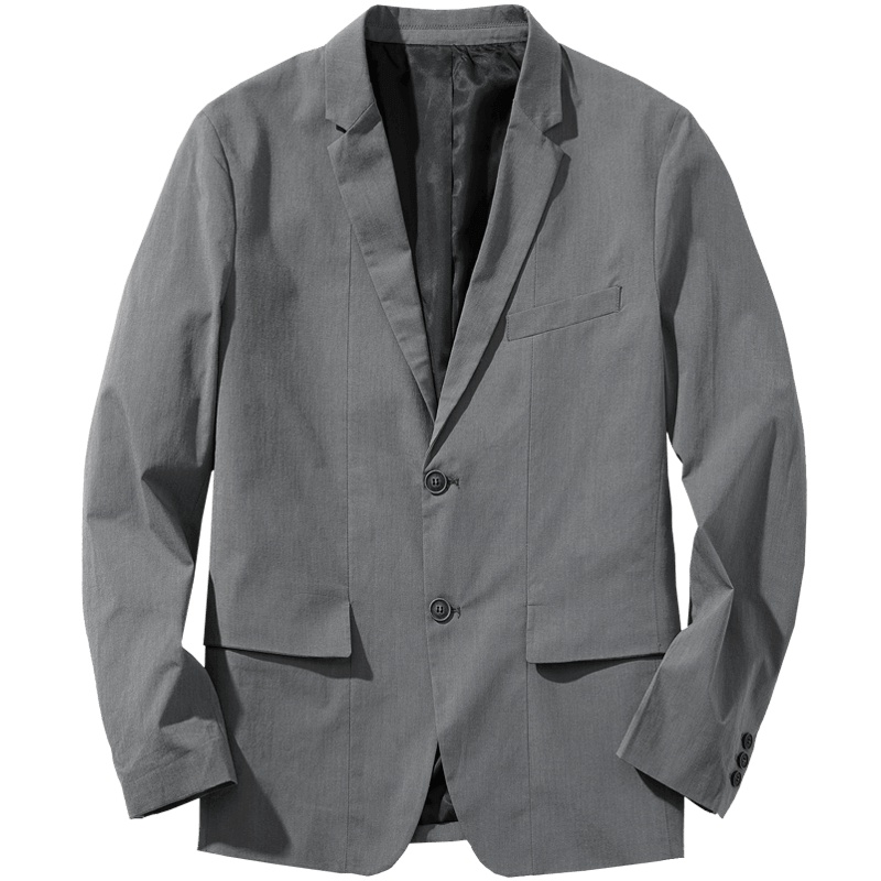 千纸鹤男士小西装外套2019春季新款休闲西服英伦风帅气便西35090