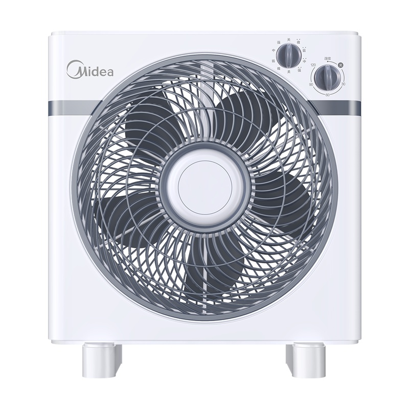 美的(Midea) 电风扇 KYT30-15AW 机械台扇 家用静音 4档定时 转页扇 空调伴侣