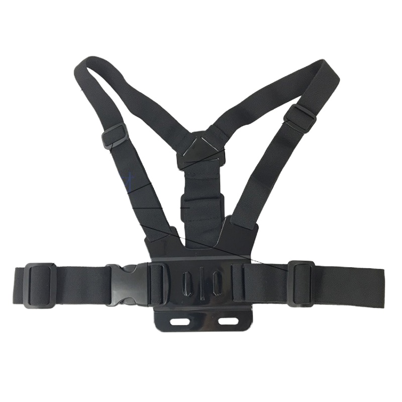 火豹人称视角手机支架户外拍摄胸戴胸前固定架适用 苹果 全家福横竖拍套装苹果华为gopro山狗/小蚁索手机座