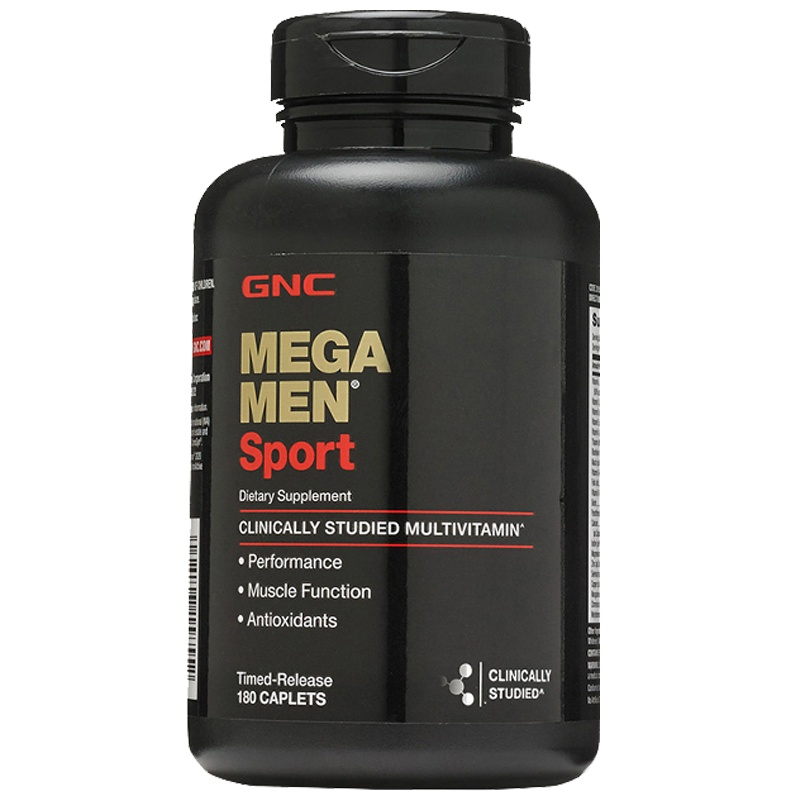 [营养精力充沛]GNC 健安喜 男性多种维生素矿物质复合片 180粒/瓶 美国进口 复合维生素 208克