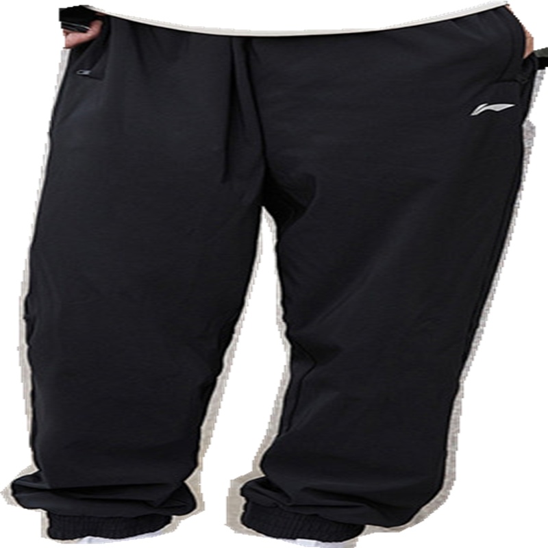 李宁AYKQ857 (男运动裤)黑