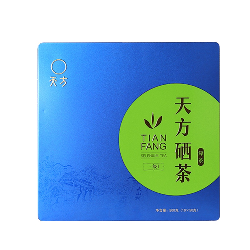 2025年新茶春茶安徽天方500g一级硒茶绿茶 高山茶叶雨前炒青绿茶