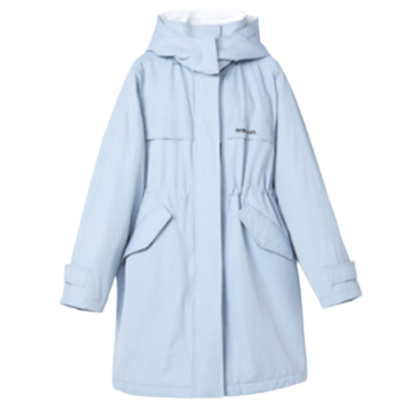 【专柜同款】拉贝缇工装棉服女中长款2019冬季新款连帽韩版宽松棉衣外套潮ins60009219