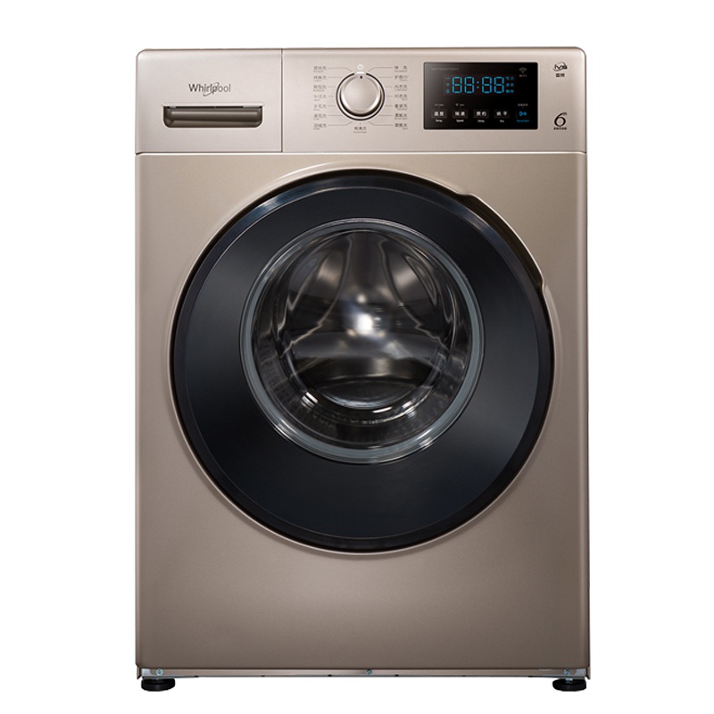 惠而浦(whirlpool)WG-F100871BE 滚筒洗衣机全自动10公斤家用大容量 变频顽渍净 一键洗护