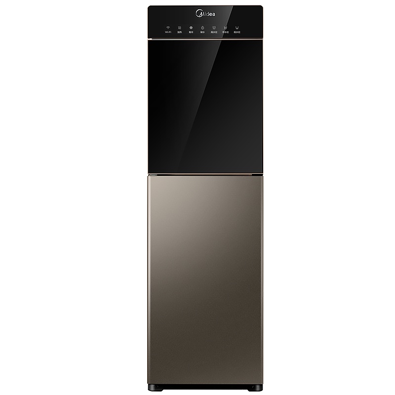 美的(Midea)饮水机立式家用办公下置式冷热型外置沸腾胆饮水器YD1316S-X[智能家电]