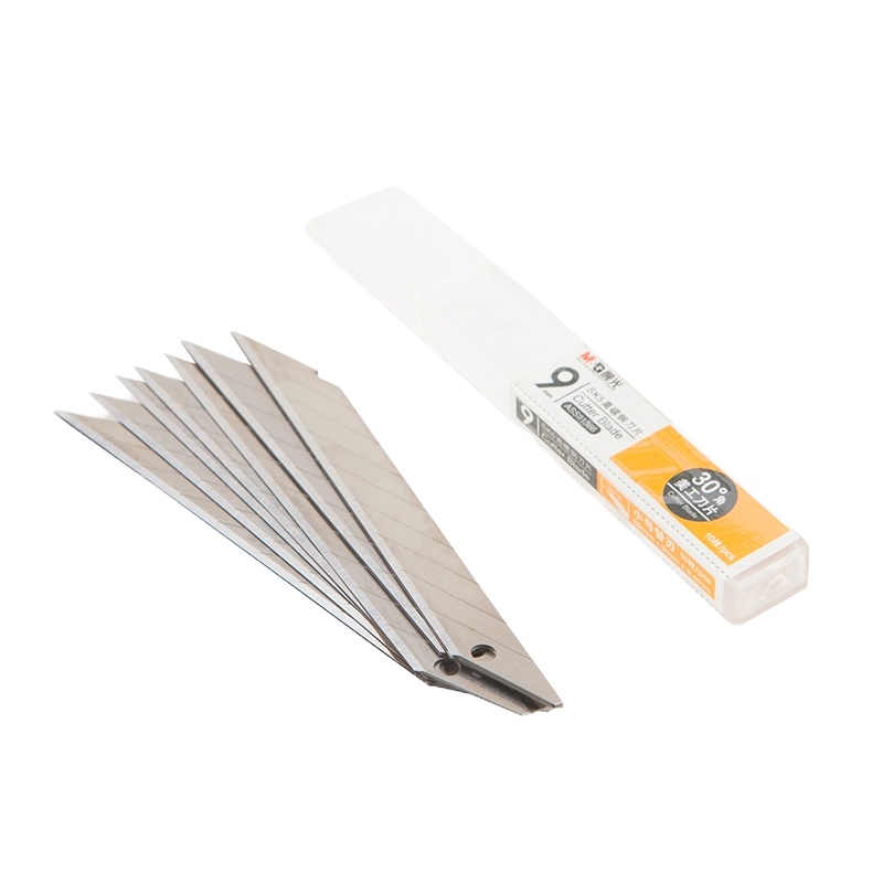 晨光(M&G) ASS91366 30度角美工刀片9mm 单盒装 10片/盒 长度:85mm
