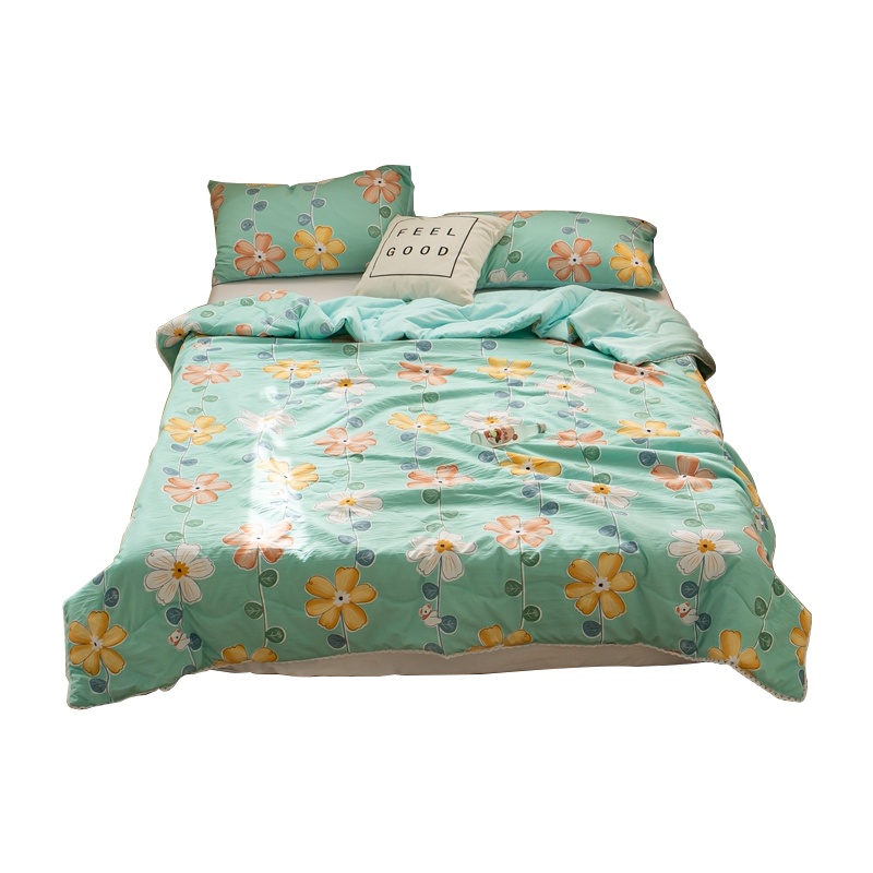 北极绒夏天空调被夏凉被水洗棉夏被单人家居宿舍双人薄被子