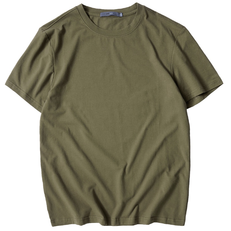 黑鲸基础简约纯色短袖T恤男2019夏季短t男CNTBJ29003A