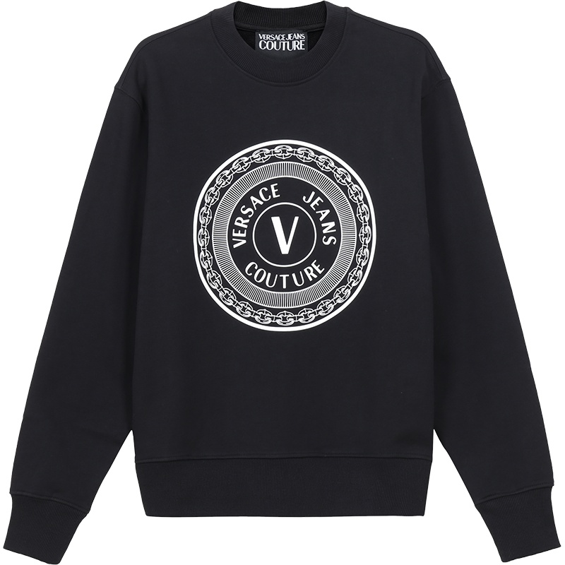 VERSACE JEANS 范思哲 男士 棉质圆领长袖卫衣运动衫B7GWA7TT 30318