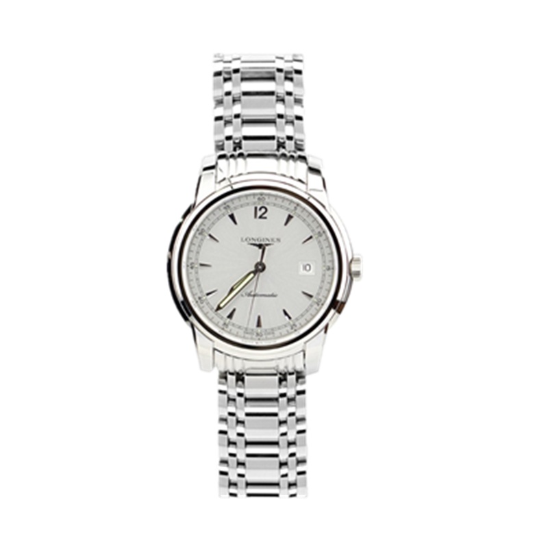 浪琴(Longines)男士手表 索伊米亚系列运动机械表男 L2.766.4.79.6 精钢银盘