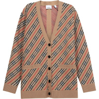 BURBERRY 博柏利 女款 羊毛/锦纶针织开衫 80332361