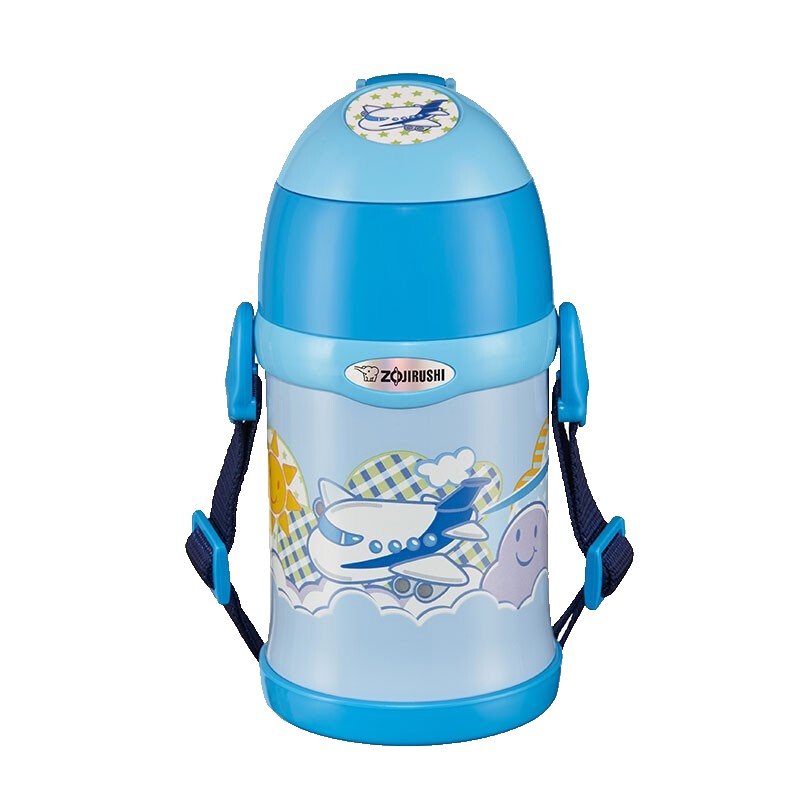 象印(ZOJIRUSHI) 儿童保温杯 SC-ZZ45C-PA粉色 保温杯小学生儿童吸管两用不锈钢大容量便携水壶
