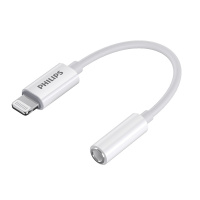 飞利浦iphone12/7P耳机转接头转换器mfi11promax/8音频U盾充电口 SWR1504D