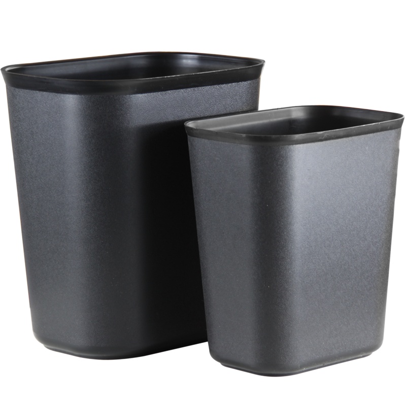 [买5减1]帝梵酒店阻燃垃圾桶宾馆卧室筒塑料方形加厚客房卫生间厕所大小