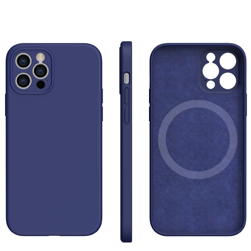 古尚古苹果12手机壳iPhone12promax液态硅胶MagSafe磁吸适用于12Pro镜头全包保护套ip防摔Mini