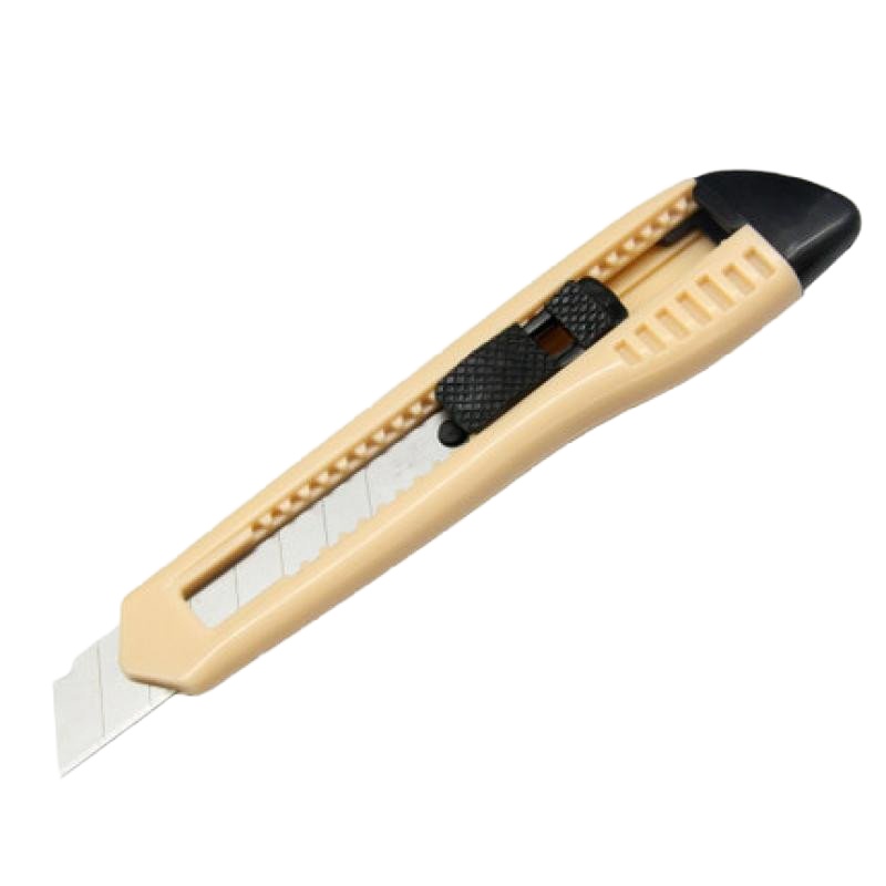 得力(deli) 美工刀2003 大号裁纸刀切纸刀壁纸刀 2把/组