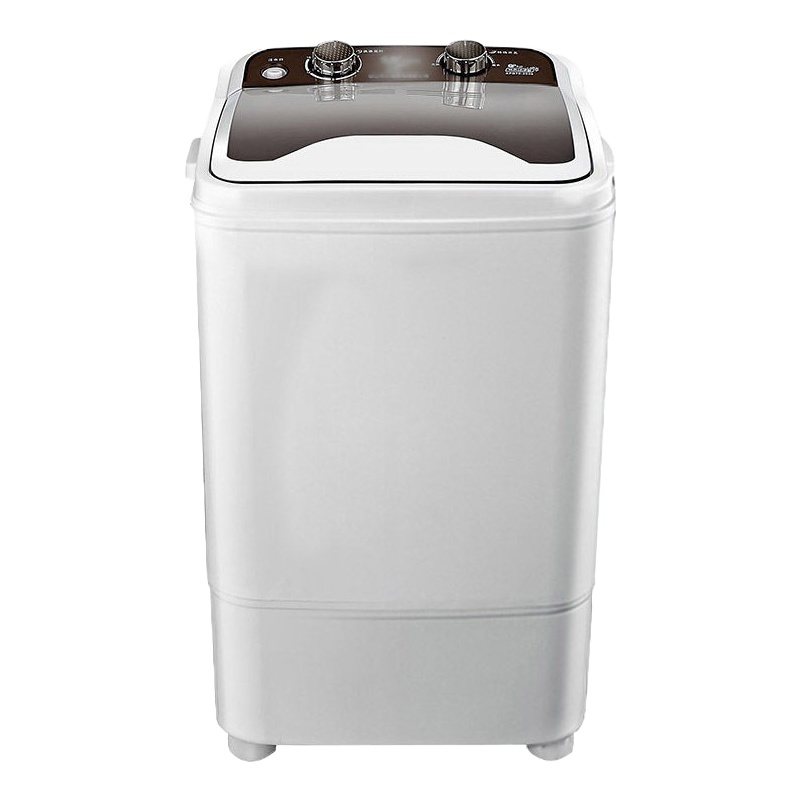 迷你小洗衣机小型单桶全半自动大容量家用宿舍单人波轮脱水婴儿童|7公斤黑色普通款