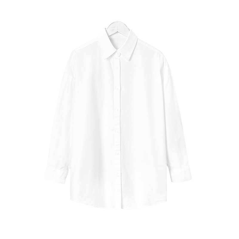 舒适磨毛长袖衬衫女士秋冬方尖翻领休闲衬衣海澜优选