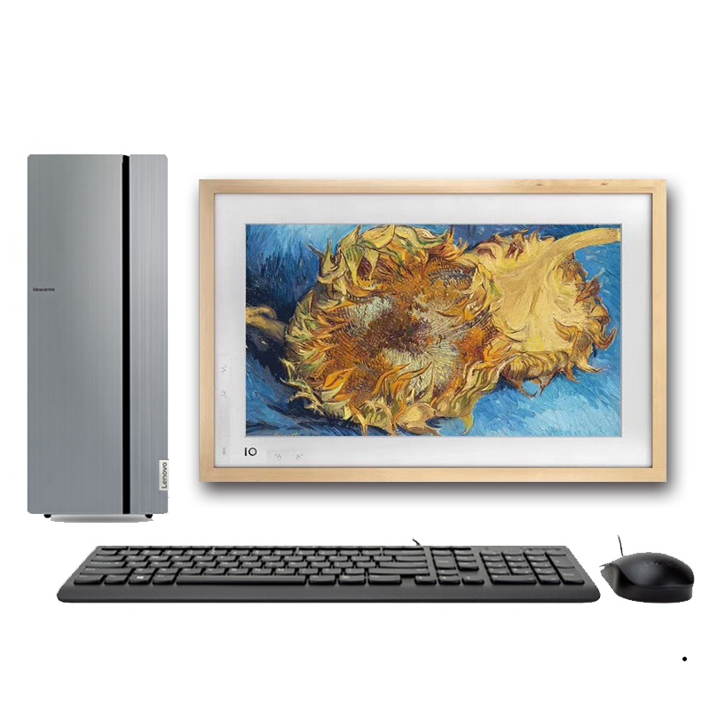 联想(Lenovo)天逸510Pro九代酷睿台式电脑(i5-9400F 8G 512G 2G独显 WIFI)21.5护类纸护眼屏显示器 直播网课商务办公学习个人家用企业采购台式机