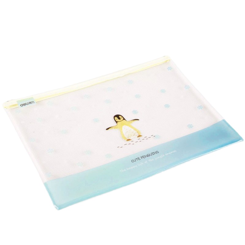 得力5990网格拉链袋(只)