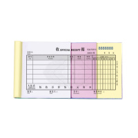 玉禄纸品(YULU PAPER)48K收据多栏3联20份(4-30)二联三联无碳复写出入库单送货单销货清单10本装