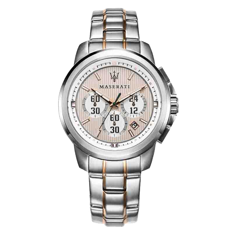 Maserati玛莎拉蒂新款手表男潮流时尚石英计时表 R8873637002