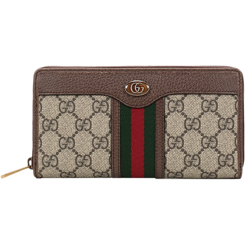 Gucci 古驰 男士 Ophidia系列人造帆布长款钱包钱夹 597612 96IWT
